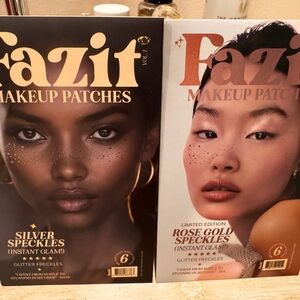 2 Packs - Makeup Patches - Rose Gold & Silver Speckles Highlighter